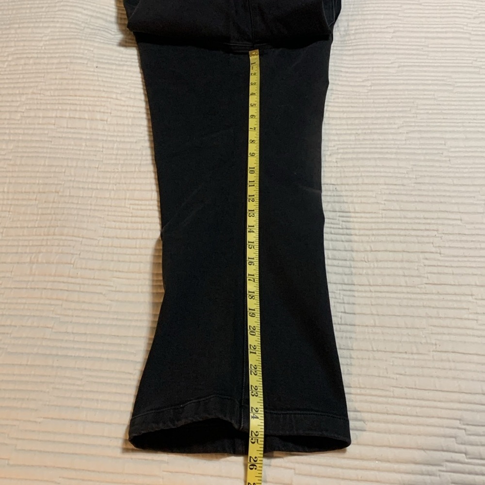 Lauren Ralph Lauren Women Cropped Straight Wide Leg Stretch Jeans 16 Black - Picture 14 of 14